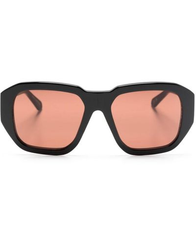 Societe Anonyme Bold Sun Square-frame Sunglasses - Pink