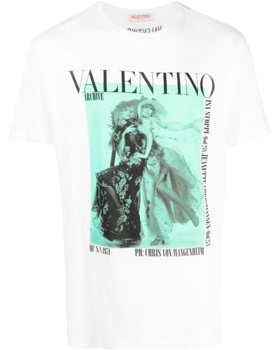 Valentino Garavani Katoenen T-shirt - Wit