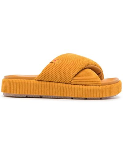 Nike Cross-strap Sandals - Orange
