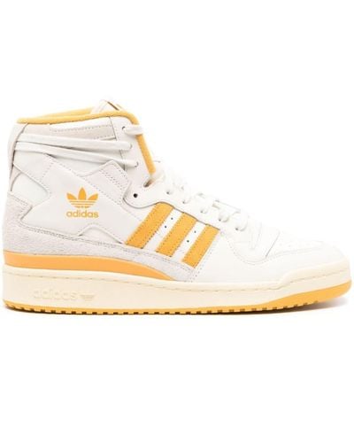 adidas High-top Leather Sneakers - Natural