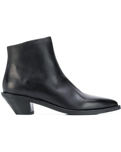Marsèll 50mm Tapered Heel Boots - Black