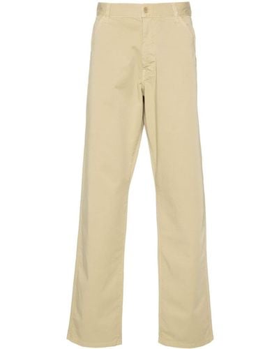Aspesi Elasticated-waistband Chino Pants - Natural