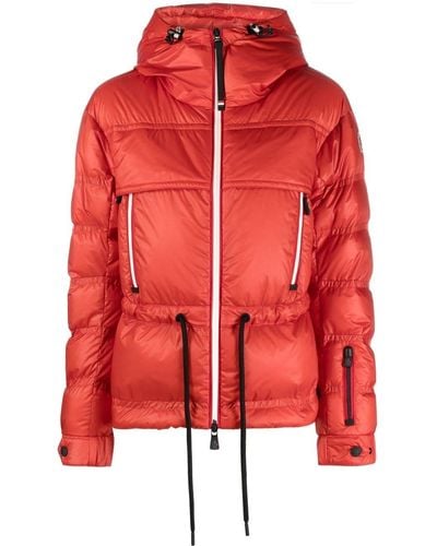 3 MONCLER GRENOBLE Giacca con coulisse - Rosso