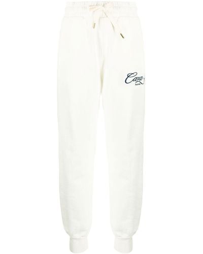 Casablancabrand Caza Embroidered Track Trousers - White