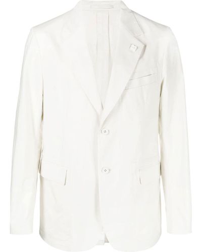 Lardini シングルジャケット - ホワイト