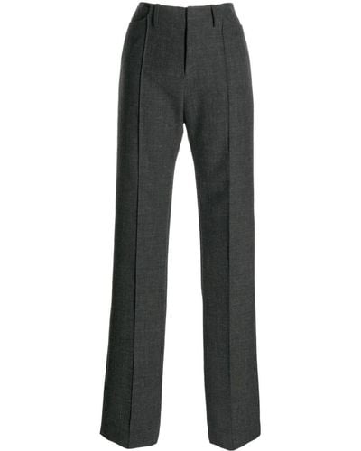 MERYLL ROGGE Straight-leg Wool Pants - Gray