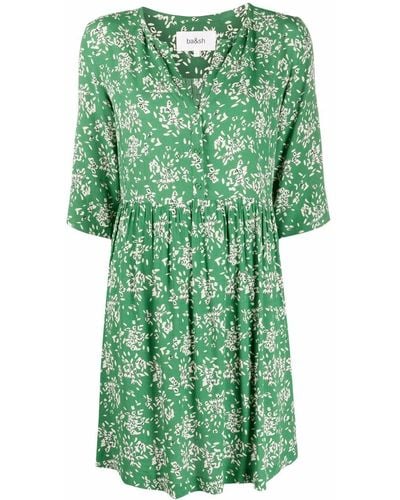 Ba&sh Vlada Floral-print Dress - Green