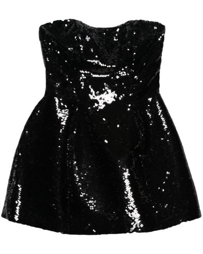 GIUSEPPE DI MORABITO Dome Sequin-design Mini Dress - Black