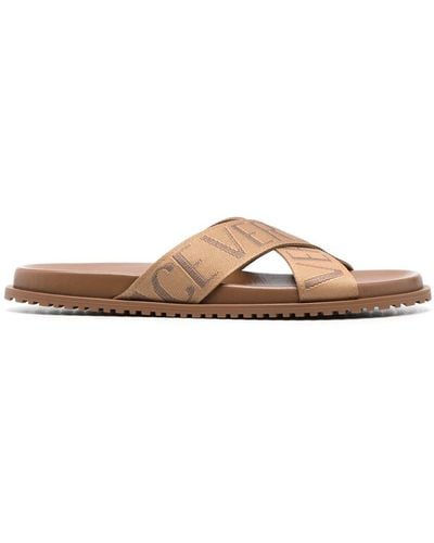 Versace Allover sandals - Braun