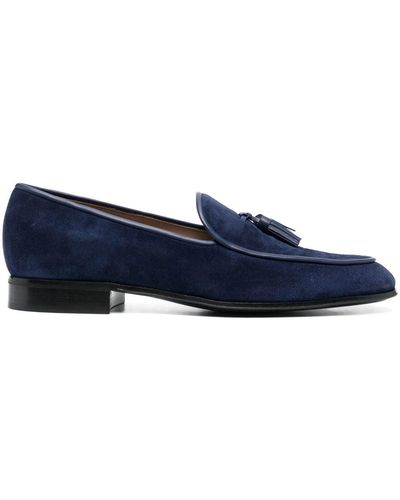 Gianvito Rossi Tassel-detail Loafers - Blue