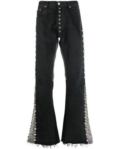 GALLERY DEPT. La Flare Studded Jeans - Black