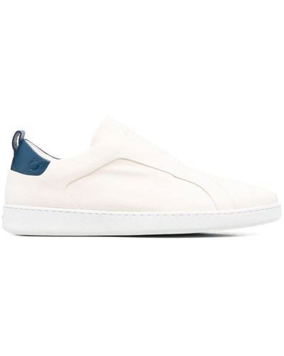 Ferragamo Garda Slip-On-Sneakers - Weiß