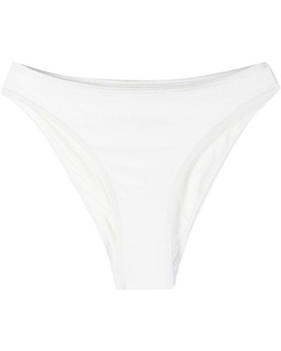 Matteau Bragas de bikini de talle medio - Blanco