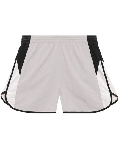 John Elliott Colour-block Panelled Shorts - White