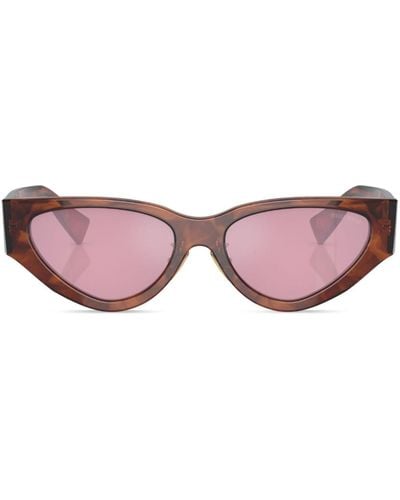 Miu Miu Cat-eye Frame Sunglasses - Pink
