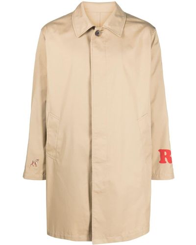 Undercover Coat With Logo - Natural