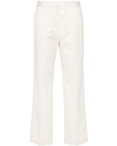 Totême Mid-rise Tailored Trousers - White