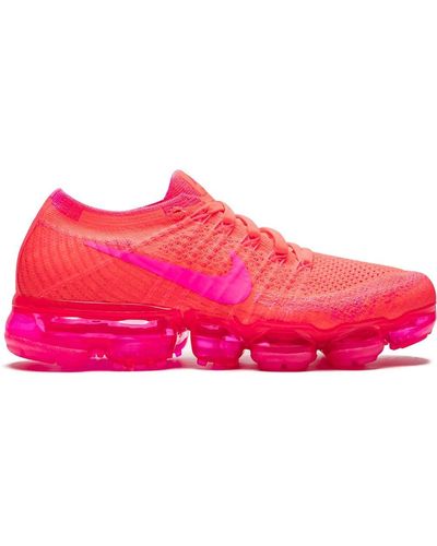 Nike Air Vapormax Flyknit "hyper Punch" Sneakers - Pink