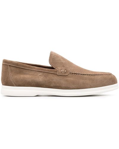 Doucal's 25mm Suede Loafers - Brown