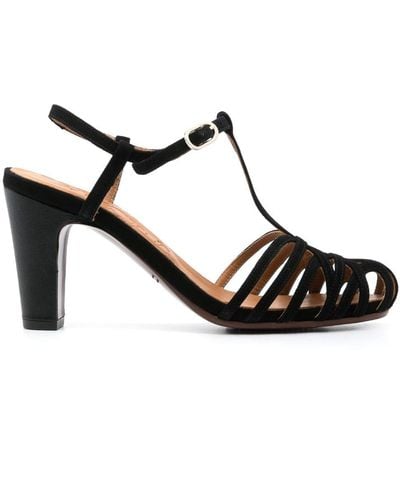 Chie Mihara 90mm High-heel Caged-design Sandals - Black