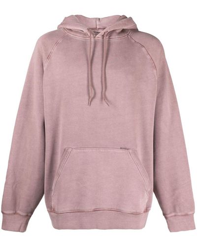 Carhartt Faded-effect Cotton Hoodie - Pink