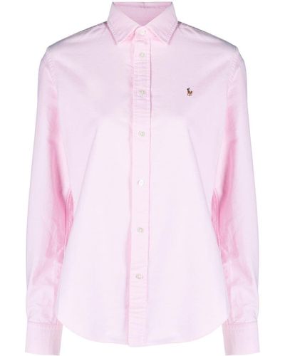 Polo Ralph Lauren エンブロイダリー シャツ - ピンク