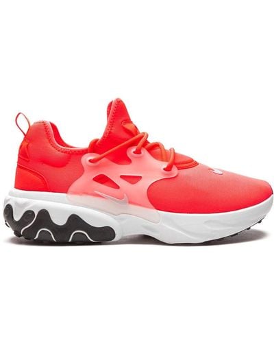 Nike React Presto "laser Crimson" Sneakers - Red