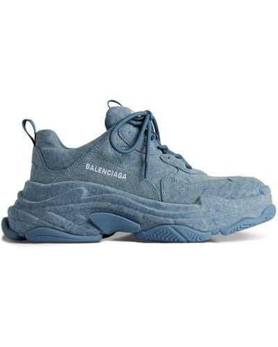 Balenciaga Sneakers Triple S denim - Blu
