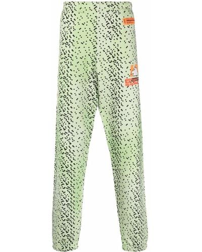 Heron Preston Abstract-spot Track Trousers - Green