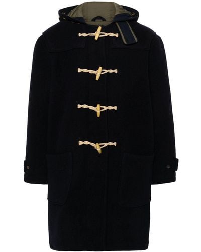 Polo Ralph Lauren Woll-Dufflecoat mit Kapuze - Schwarz