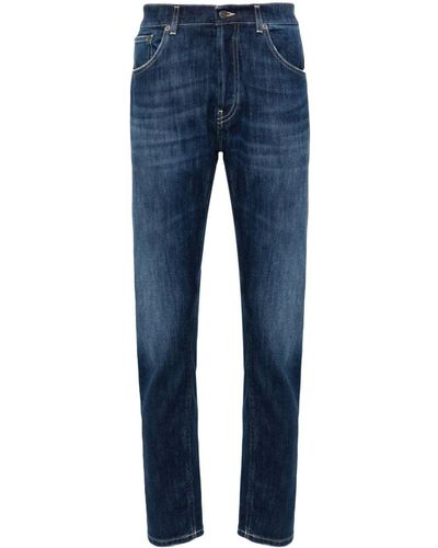Dondup Dian Low-rise Slim-fit Jeans - Blue