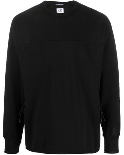 C.P. Company Zip-compartment Knit Sweatshirt - Black