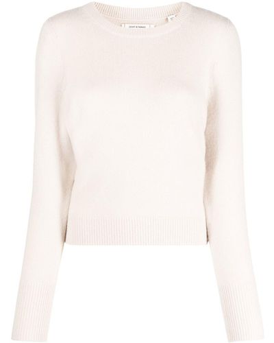 Chinti & Parker Ribbed-knit Cashmere Top - Natural