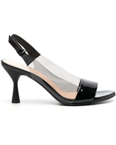 Agl Attilio Giusti Leombruni Francesca Leather Sandals - Metallic