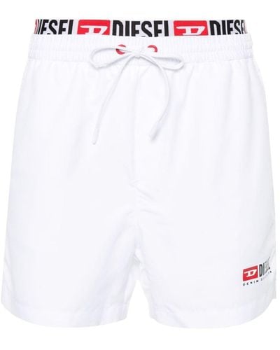 DIESEL Bmbx-visper-41 Swim Shorts - White
