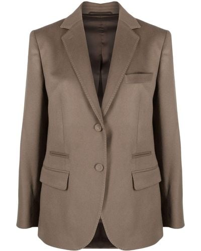 Officine Generale Gestrickter Blazer - Braun