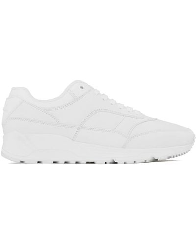 Saint Laurent Bump Leather Sneaker - White