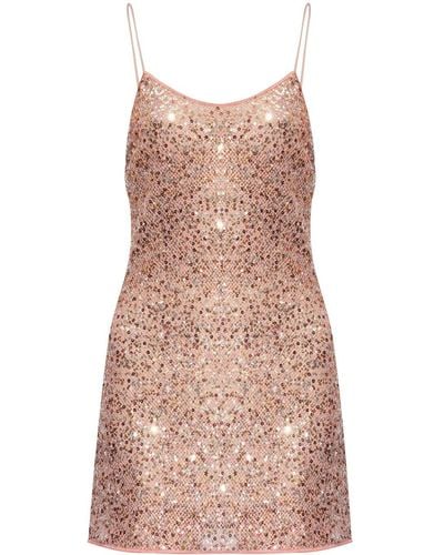 Oséree Sequin-embellished Mini Dress - Pink