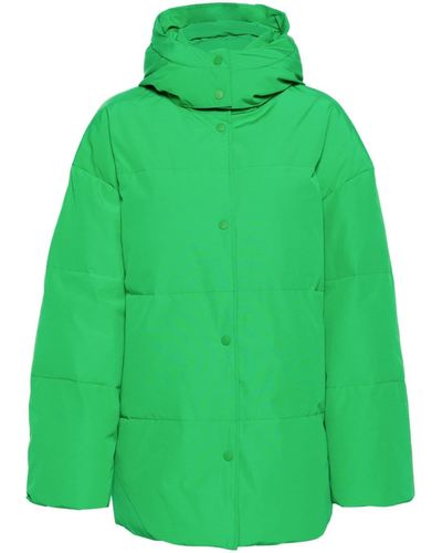 Samsøe & Samsøe Hana Hooded Puffer Jacket - Green