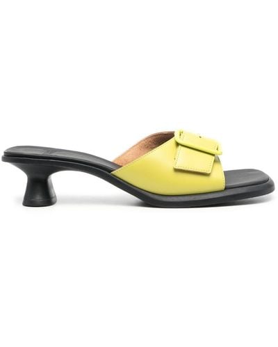 Camper Dina Buckled Sandals - Yellow