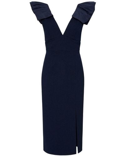 Rebecca Vallance Bon Ami Sleeveless Midi Dress - Blue