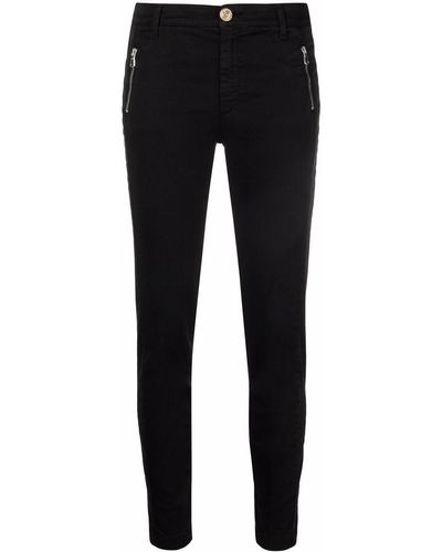 Liu Jo Slim-fit Broek - Zwart