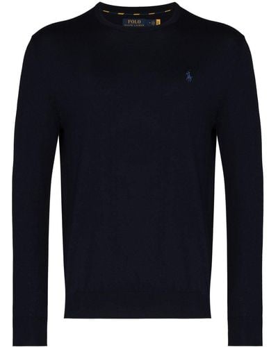 Polo Ralph Lauren Pullover mit Logo - Blau