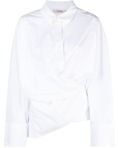 Dorothee Schumacher Camisa con diseño cruzado - Blanco
