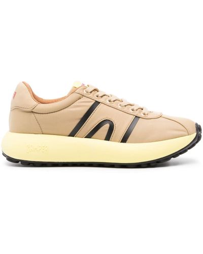 Camper Pelotas Athens Panelled Trainers - Natural