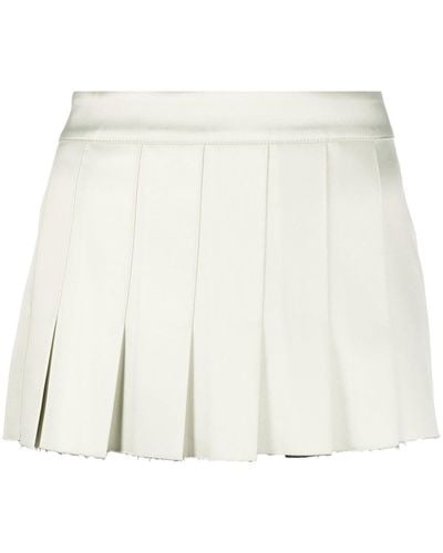 16Arlington Minijupe à design plissé - Blanc