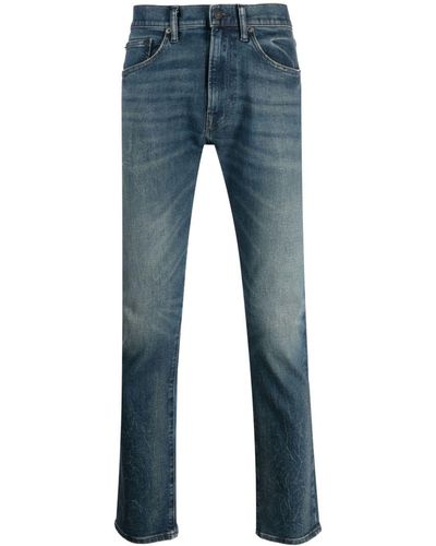 Polo Ralph Lauren Jean slim à taille basse - Bleu