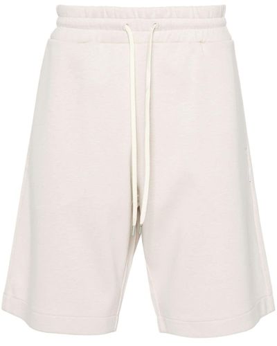 Lardini Elasticated-waistband shorts - Blanco