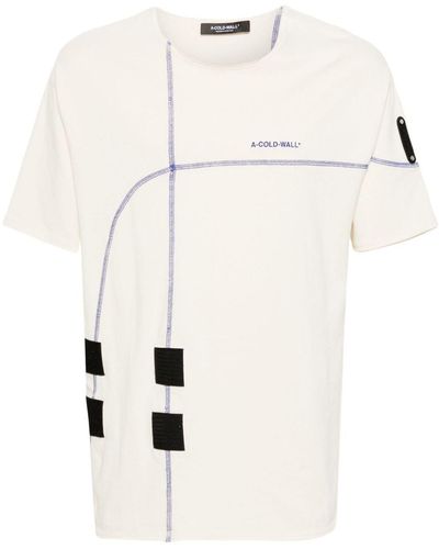 A_COLD_WALL* T-shirt Intersect - Bianco