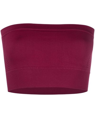 Rick Owens Cropped-Top mit Schleife - Rot